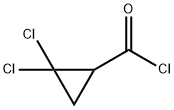 2,2-二氯环丙烷甲酰氯,5365-15-1,结构式