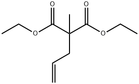 2-烯丙基-2-甲基丙二酸乙酯 结构式