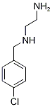 N-(4-クロロベンジル)エタン-1,2-ジアミン 化学構造式