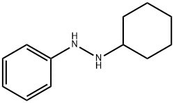 1-シクロヘキシル-2-フェニルヒドラジン 化学構造式