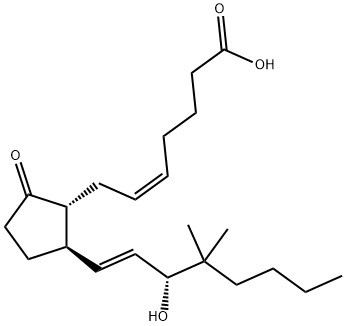 11-DEOXY-16,16-DIMETHYL PROSTAGLANDIN E2 Struktur