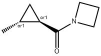 Azetidine, 1-[(2-methylcyclopropyl)carbonyl]-, trans- (9CI) Struktur
