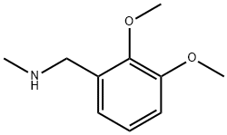 (2,3-ジメトキシベンジル)メチルアミン 化学構造式