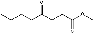 Methyl-4-keto-7-methyloctanoate Struktur