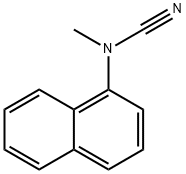 N-(1-Naphthyl)-N-cyanomethylamine Struktur