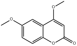 4,6-二甲氧基-2H-1-苯并吡喃-2-酮, 53666-78-7, 结构式