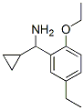 Benzenemethanamine, alpha-cyclopropyl-2-ethoxy-5-ethyl- (9CI) Struktur