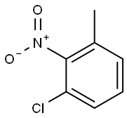 2-Nitro-3-chlorotoluene Struktur