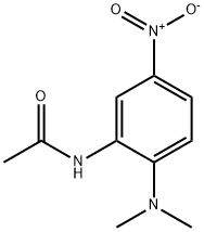N-[2-(ジメチルアミノ)-5-ニトロフェニル]アセトアミド 化学構造式