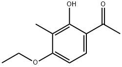 4'-エトキシ-2'-ヒドロキシ-3'-メチルアセトフェノン 化学構造式