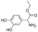 Benzeneacetic acid, alpha-amino-3,4-dihydroxy-, ethyl ester (9CI) Structure