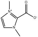 1,3-ジメチルイミダゾリウム-2-カルボキシラート 化学構造式