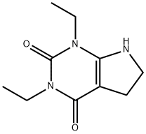 1,3-Diethyl-6,7-dihydro-1H-pyrrolo[2,3-d]pyrimidine-2,4(3H,5H)-dione Struktur