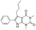 5-Butyl-1,3-dimethyl-6-phenyl-1H-pyrrolo[2,3-d]pyrimidine-2,4(3H,7H)-dione Struktur