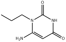 6-氨基-1-丙基尿嘧啶 结构式