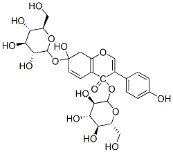 daidzein-4,7-diglucoside Struktur