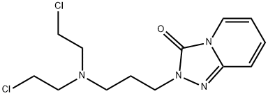 2-[3-[Bis(2-chloroethyl)aMino]propyl]-1,2,4-triazolo[4,3-a]pyridin-3(2H)-one, 53689-10-4, 结构式