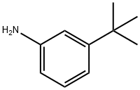 3-tert-ブチルアニリン 化学構造式
