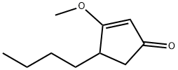 3-butyl-4-methoxy-cyclopent-3-en-1-one Struktur