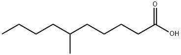 6-methyldecanoic acid Structure