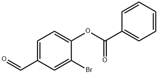 2-BROMO-4-FORMYLPHENYL BENZOATE Structure