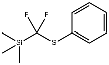 [[difluoro(triMethylsilyl)Methyl]thio]-Benzene Struktur
