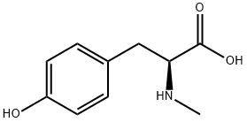 N-甲基L-酪氨酸,537-49-5,结构式
