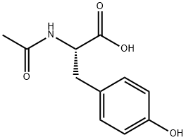 N-アセチル-L-チロシン 化学構造式