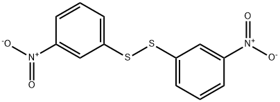 ビス(3-ニトロフェニル)ジスルフィド 化学構造式