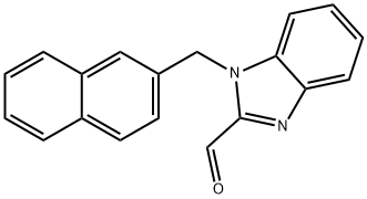 1-(2-NAPHTHYLMETHYL)-1H-BENZIMIDAZOLE-2-CARBALDEHYDE Structure