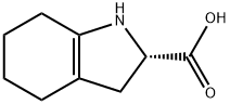 1H-Indole-2-carboxylicacid,2,3,4,5,6,7-hexahydro-,(2S)-(9CI) Structure