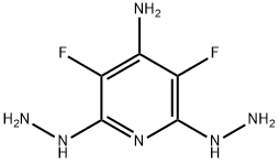 2(1H)-Pyridinone,4-amino-3,5-difluoro-6-hydrazino-,hydrazone(9CI) Structure