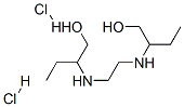 2,2'-(ethylenediimino)dibutanol dihydrochloride Struktur