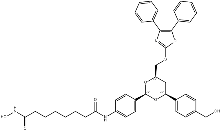 TUBACIN 水和物 化学構造式