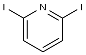 2,6-ジヨードピリジン 化学構造式