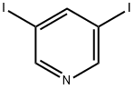 3,5-ジヨードピリジン 化学構造式