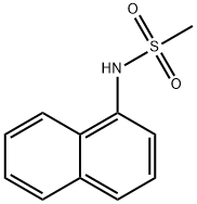 Methanesulfonamide,N-1-naphthalenyl- 结构式