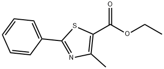 4-メチル-2-フェニル-1,3-チアゾール-5-カルボン酸エチル 化学構造式