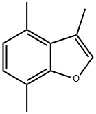 Benzofuran,  3,4,7-trimethyl- Structure