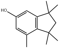 1,1,3,3,7-pentamethylindan-5-ol  Struktur