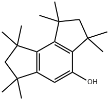 1,2,3,6,7,8-hexahydro-1,1,3,3,6,6,8,8-octamethyl-as-indacen-4-ol Structure