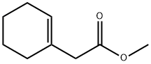 1-シクロヘキセン-1-酢酸メチル 化学構造式