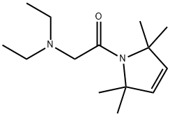 1-(N,N-Diethylaminoacetyl)-2,2,5,5-tetramethyl-3-pyrroline,53725-39-6,结构式