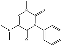 5-(Dimethylamino)-1-methyl-3-phenyluracil 结构式