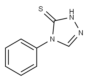 4-PHENYL-4H-1,2,4-TRIAZOLE-3-THIOL Struktur