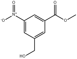 3-(羟甲基)-5-硝基苯甲酸甲酯, 53732-08-4, 结构式