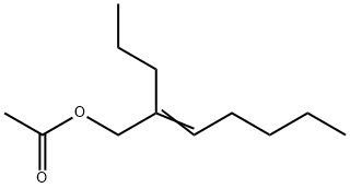 2-propyl-2-heptenyl acetate Structure
