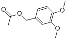 酢酸3,4-ジメトキシベンジル 化学構造式