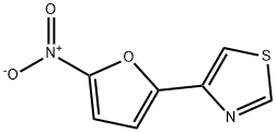 4-(5-nitro-2-furyl)thiazole Structure