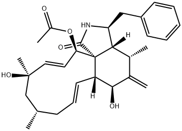 细胞松驰素 H, 53760-19-3, 结构式